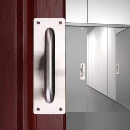 Pull push door plate handle - pull,