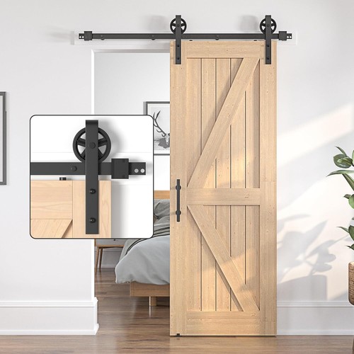 Sliding barn door kit 6ft - sliding, 6.6ft