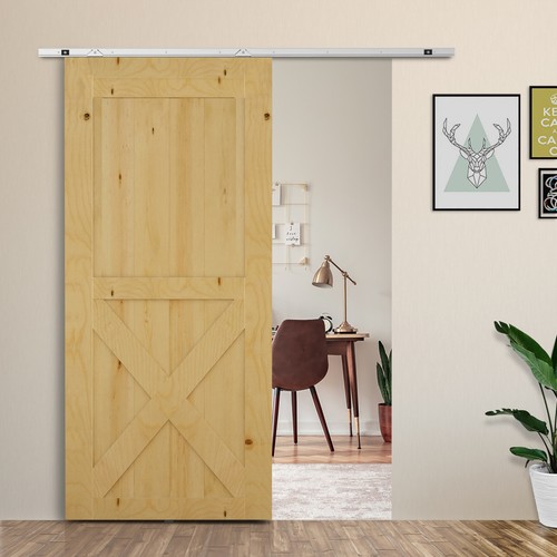 Single sliding barn wood door - sliding,