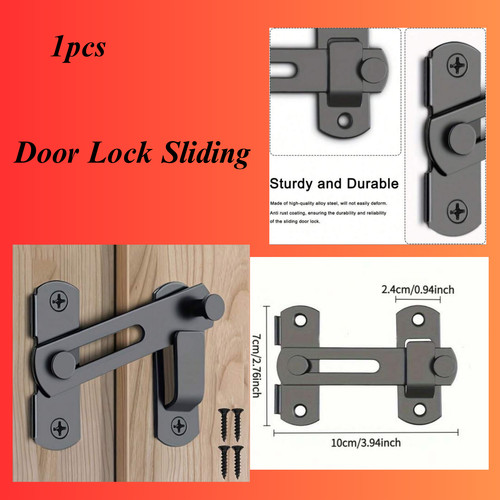Stainless steel barn door - stainless, lock