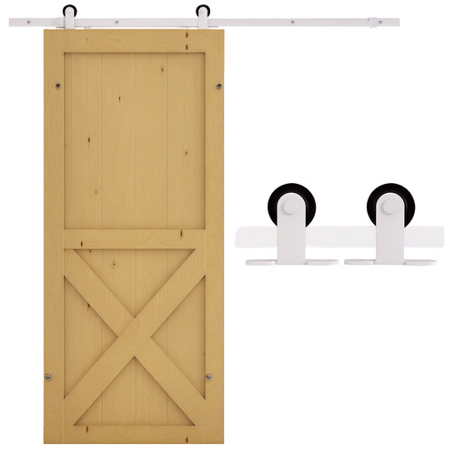 Homcom 6ft steel sliding barn - homcom,