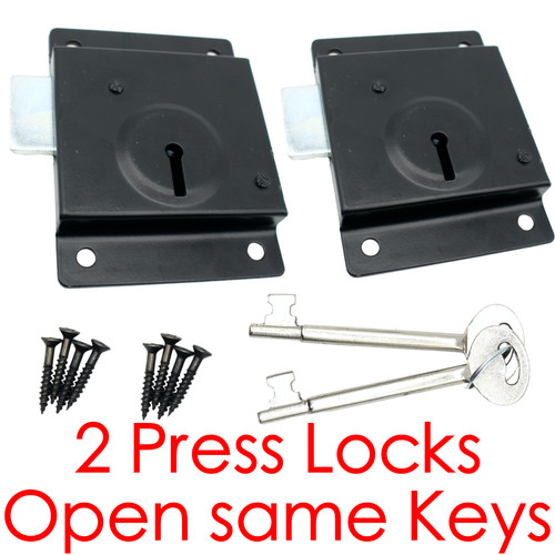 Press locks same key face - locks,